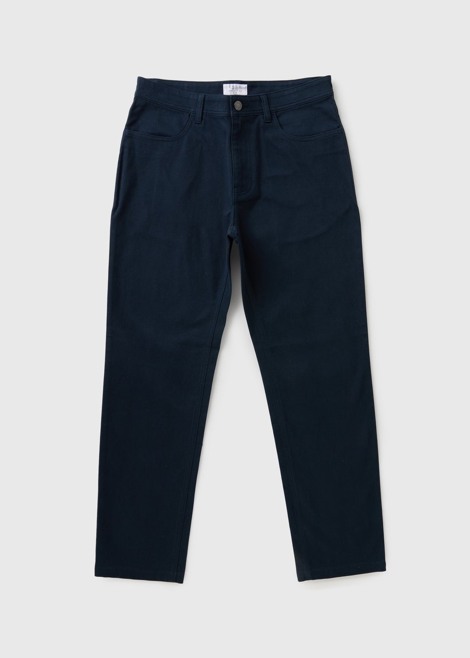 Navy Textured Chinos