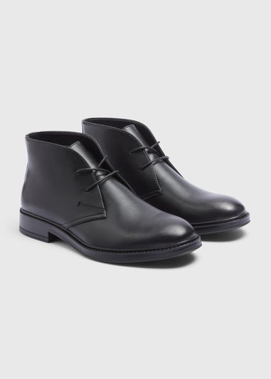 Black Smart Chukka Boots