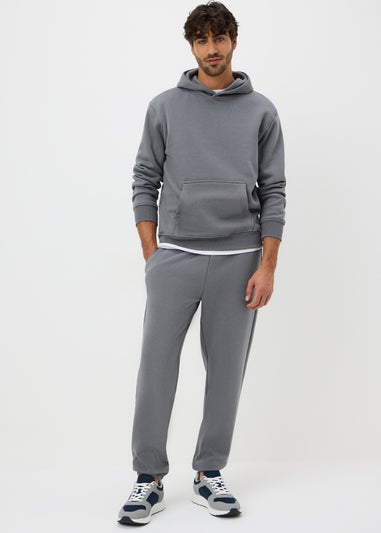 Grey Relaxed Fit Jogging Bottoms