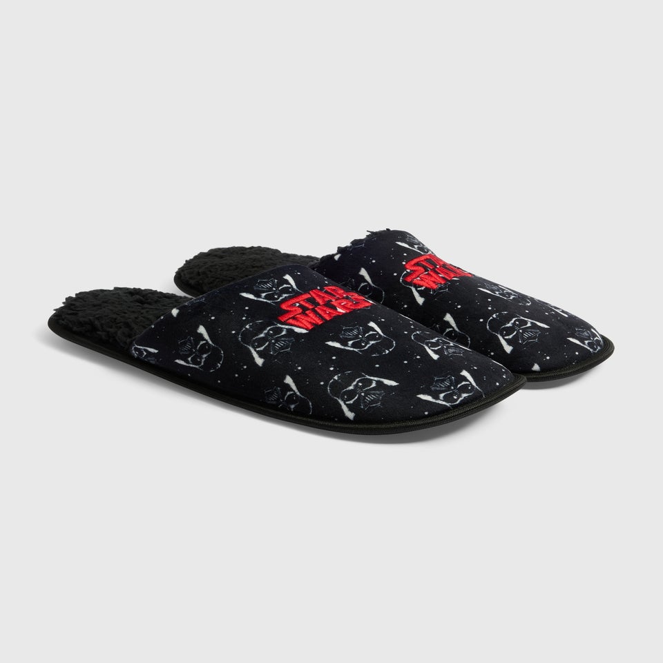 Star Wars Black Darth Vader Slippers