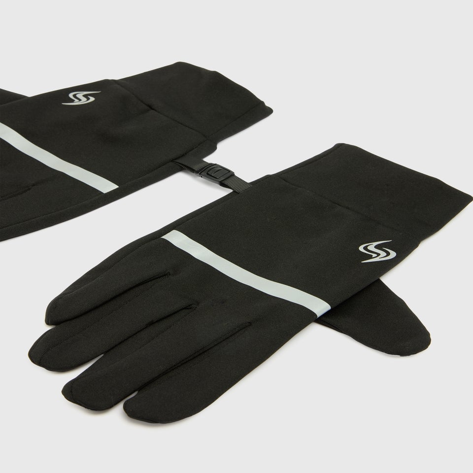 Souluxe Black Running Gloves