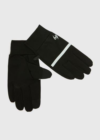 Souluxe Black Running Gloves