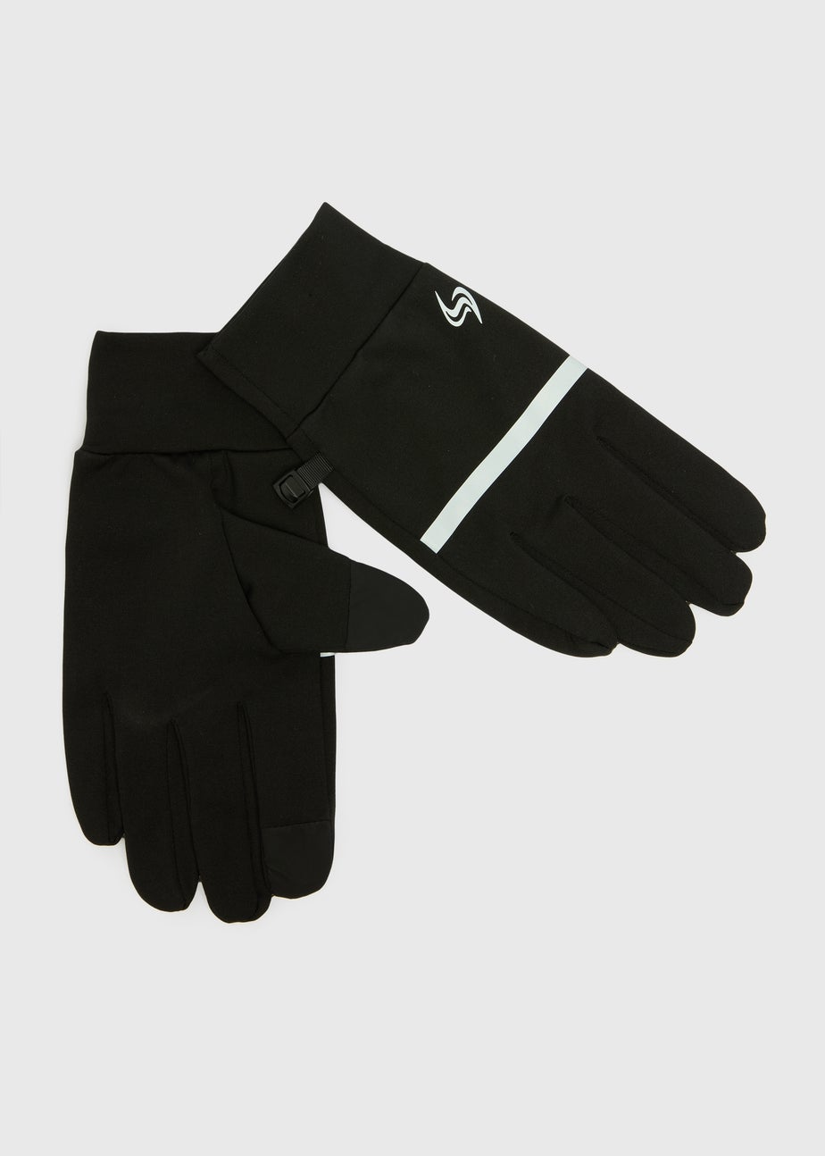 Souluxe Black Running Gloves