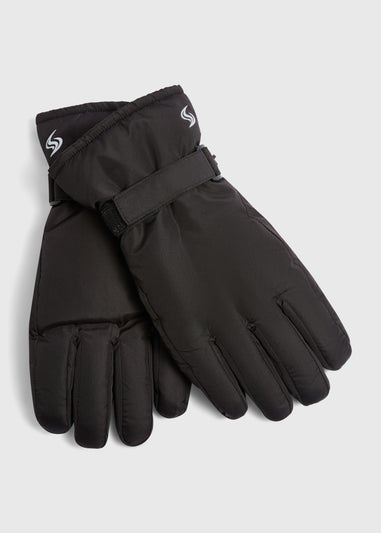Souluxe Black Ski Gloves
