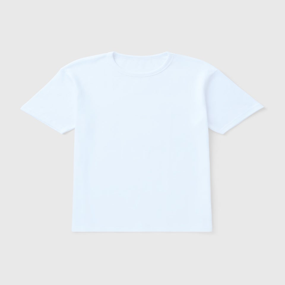 White Thermal Short Sleeve T-Shirt