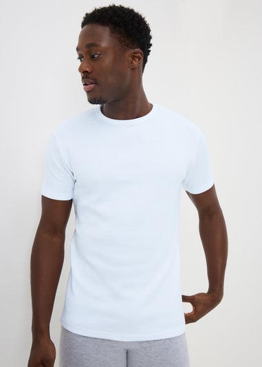 White Thermal Short Sleeve T-Shirt