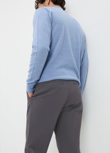 Charcoal Slim Fit Chinos