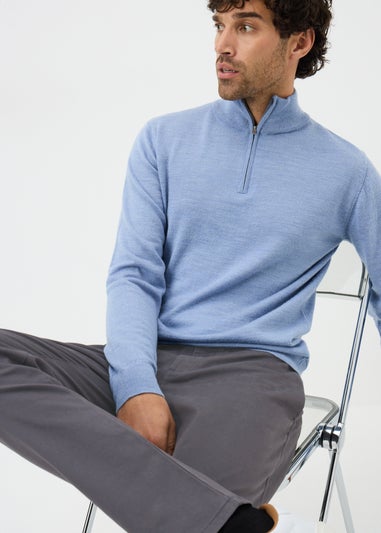 Charcoal Slim Fit Chinos