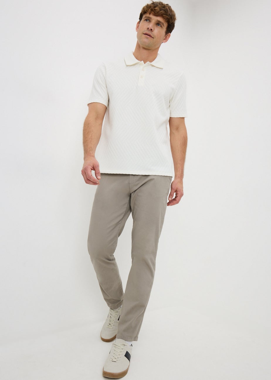 Mushroom Slim Fit Chinos