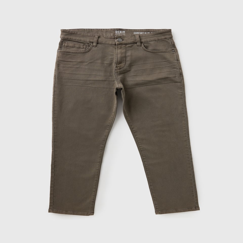 Mushroom Slim Trousers