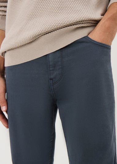 Blue 5 Pocket Trousers