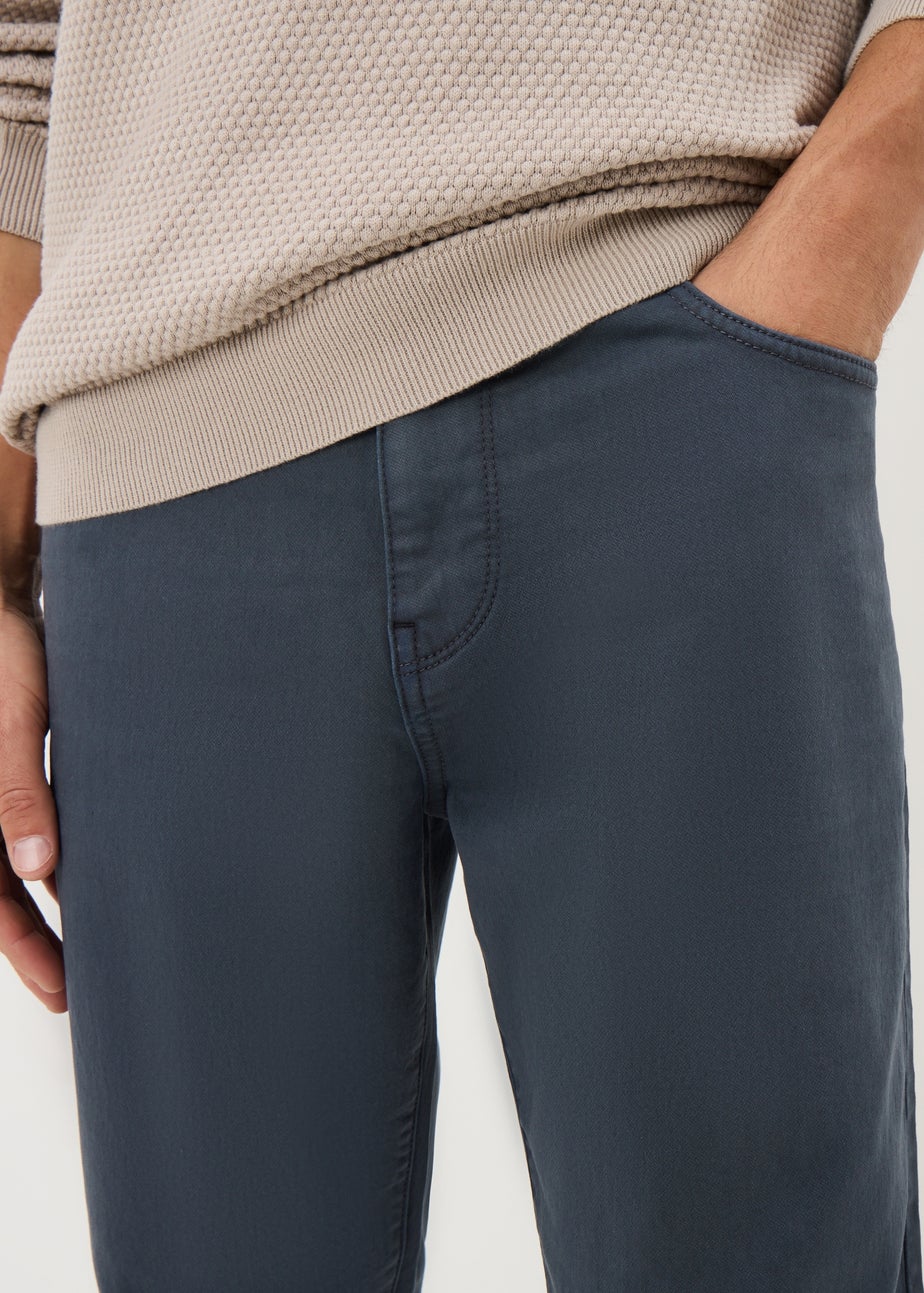Blue 5 Pocket Trousers