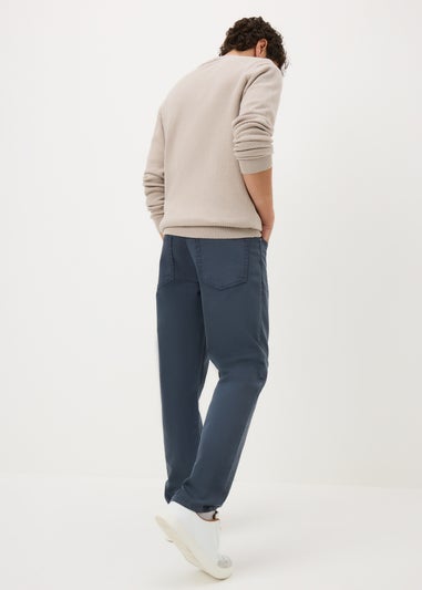 Blue 5 Pocket Trousers