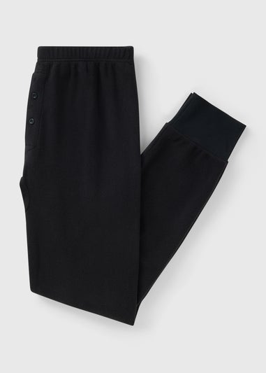 Black Microfleece Trousers