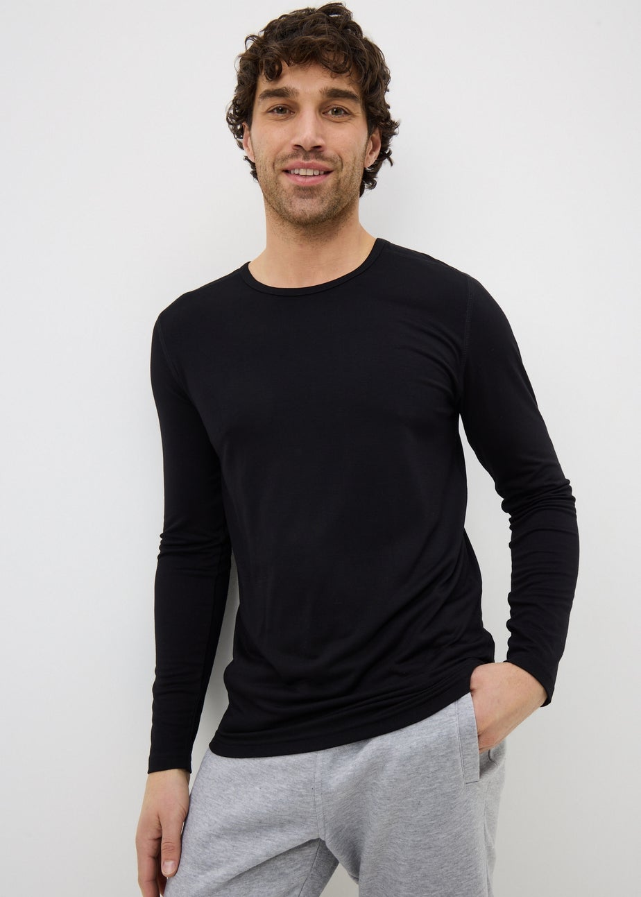 Black Light Thermal Long Sleeve Top