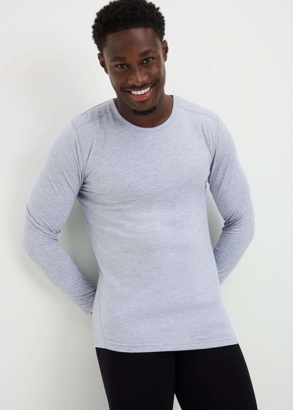 Grey Base Layer Top