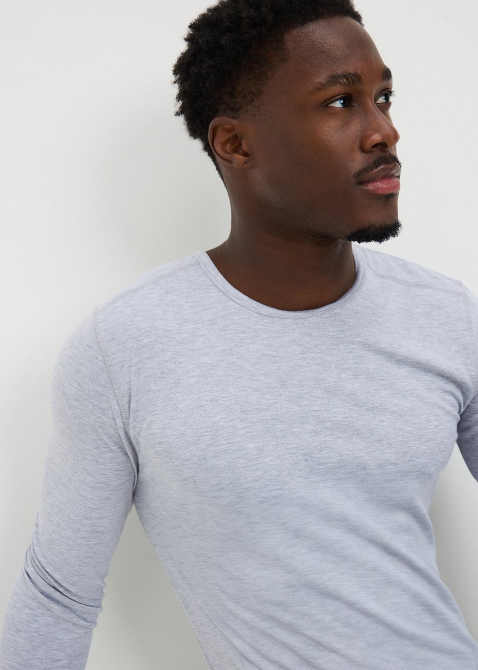 Grey Base Layer Top