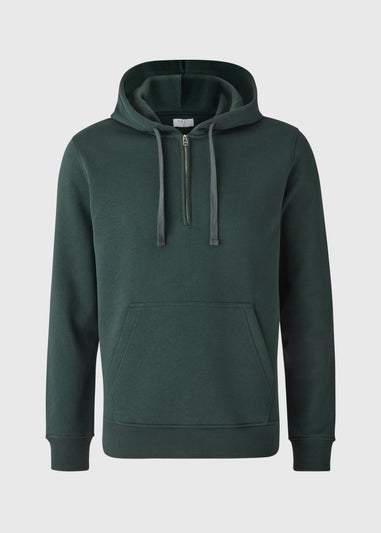 Green Half Zip Hoodie