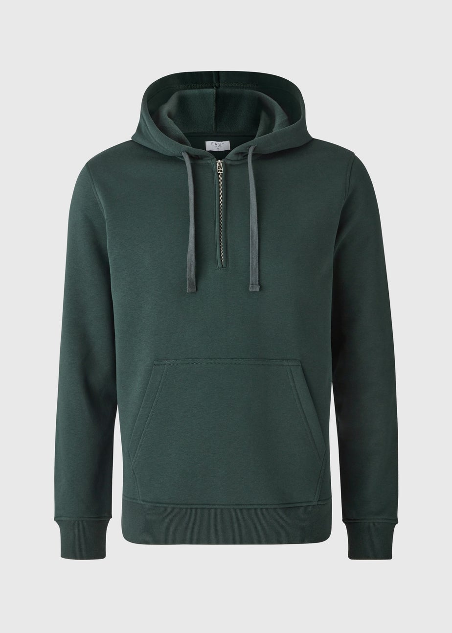 Green Half Zip Hoodie
