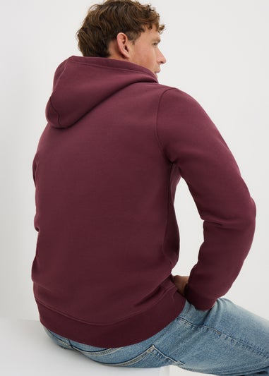 Burgundy Half Zip Hoodie