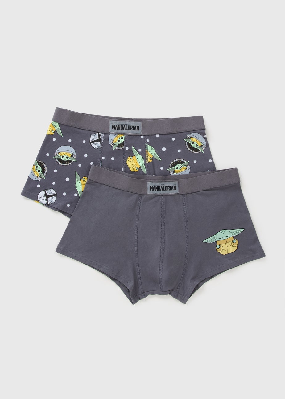 Mandalorian Grey 2 Pack Boxers
