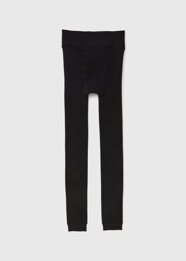 Black Fleece Lined Leggings