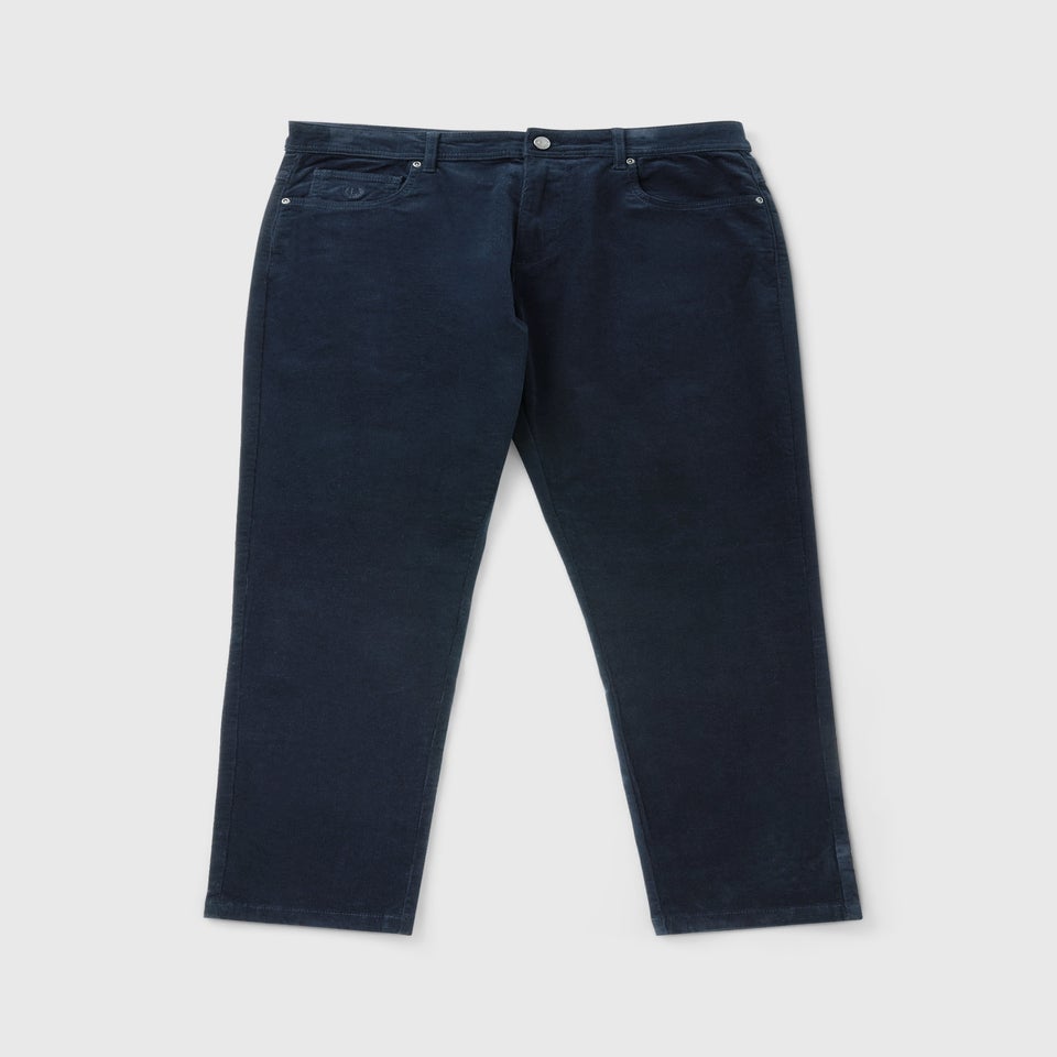 Navy Cord Trousers
