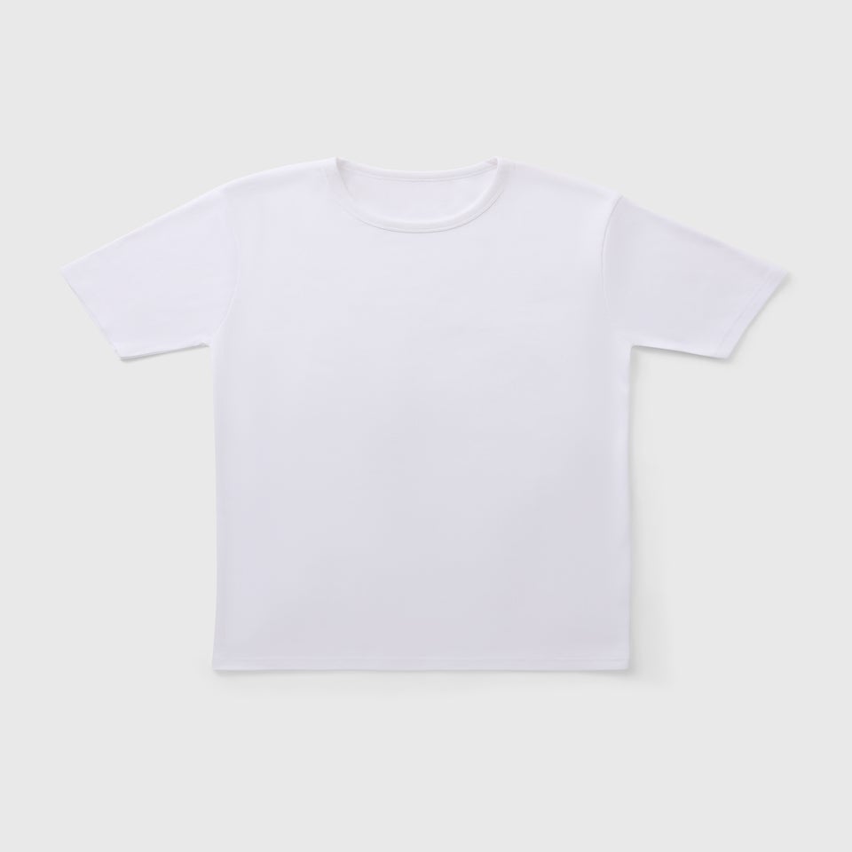 White Thermal Short Sleeve T-Shirt