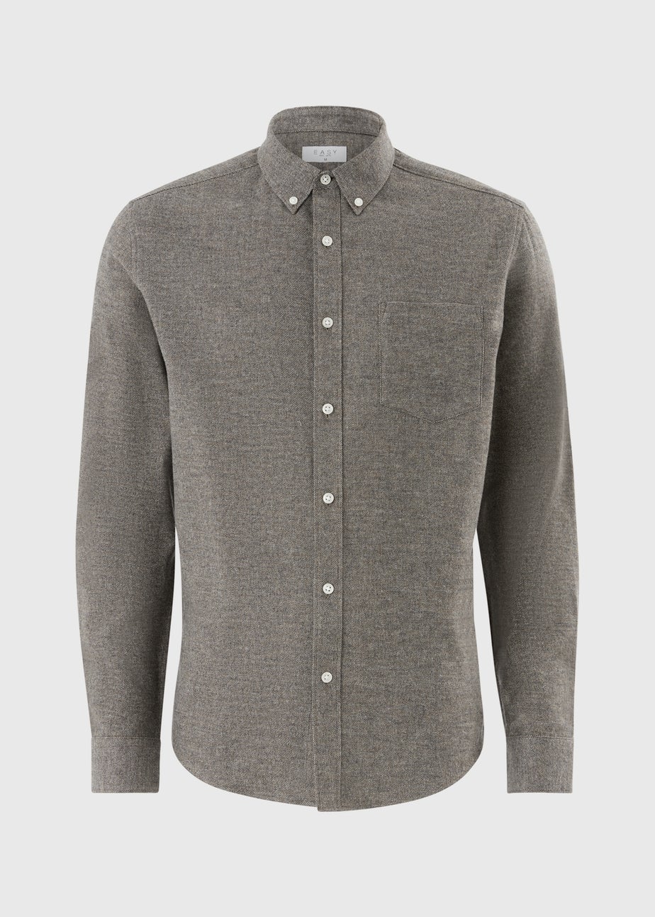 Brown Grindle Plain Shirt