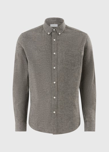 Brown Grindle Plain Shirt