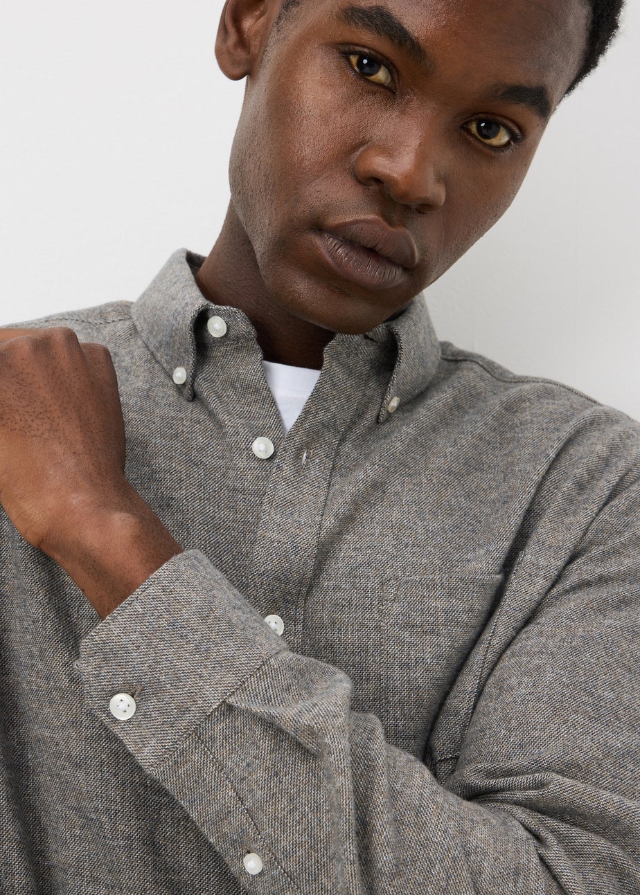 Brown Grindle Plain Shirt