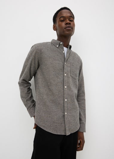 Brown Grindle Plain Shirt