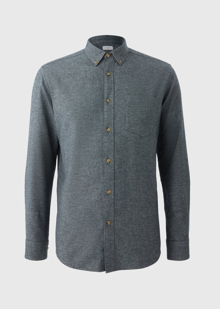 Blue Grindle Plain Shirt