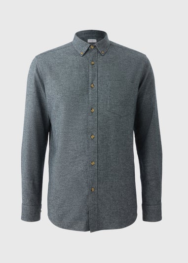 Blue Grindle Plain Shirt