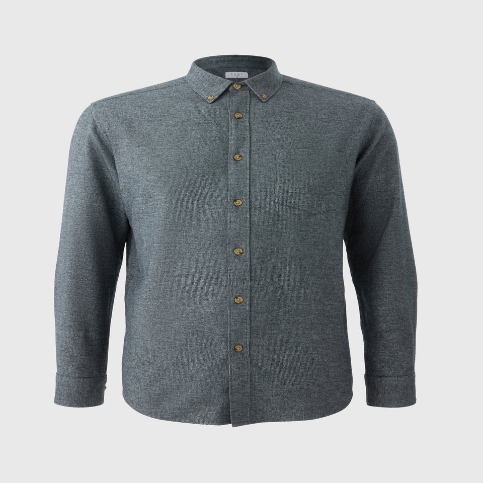 Blue Grindle Plain Shirt