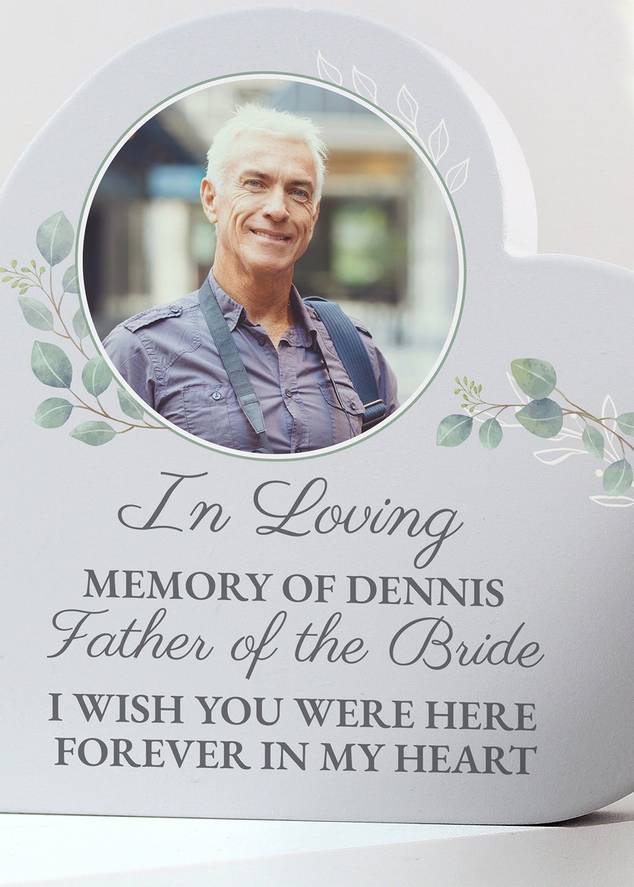 Personalised Memento Company Wedding Memory Table Heart Ornament