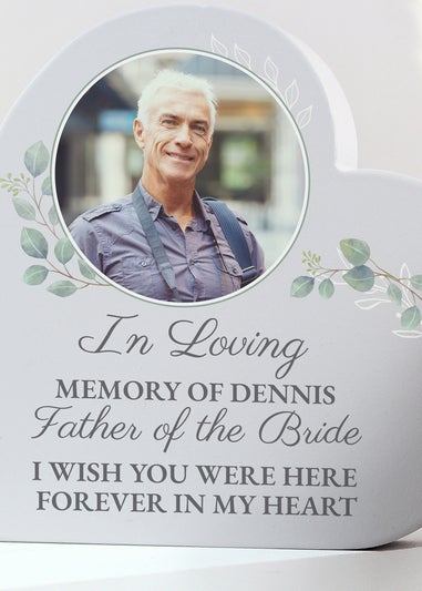 Personalised Memento Company Wedding Memory Table Heart Ornament