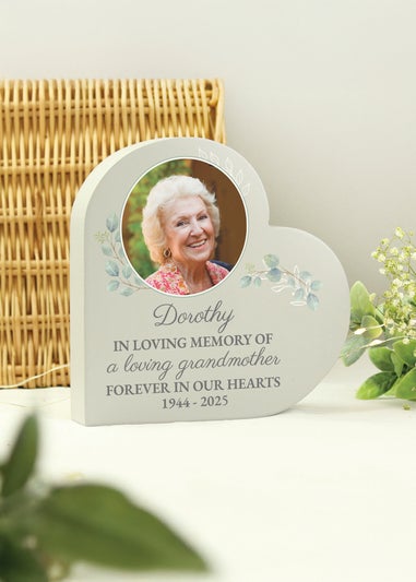 Personalised Memento Company Wedding Memory Table Heart Ornament