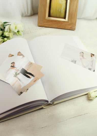 Personalised Memento Company Botanical Traditional Wedding Photo Album