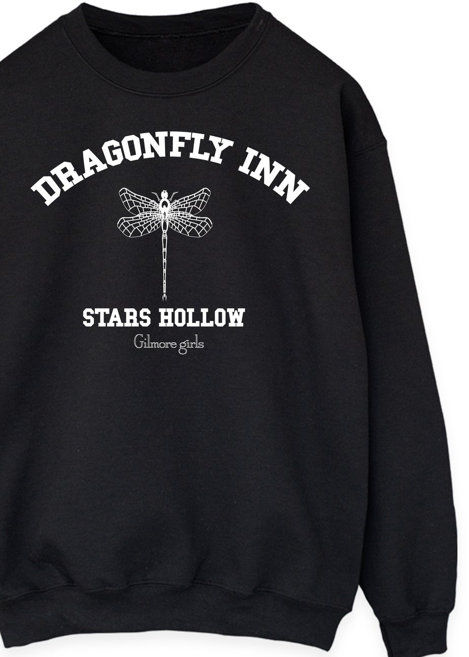 Gilmore Girls Dragonfly Inn Black Graphic Sweatshirt