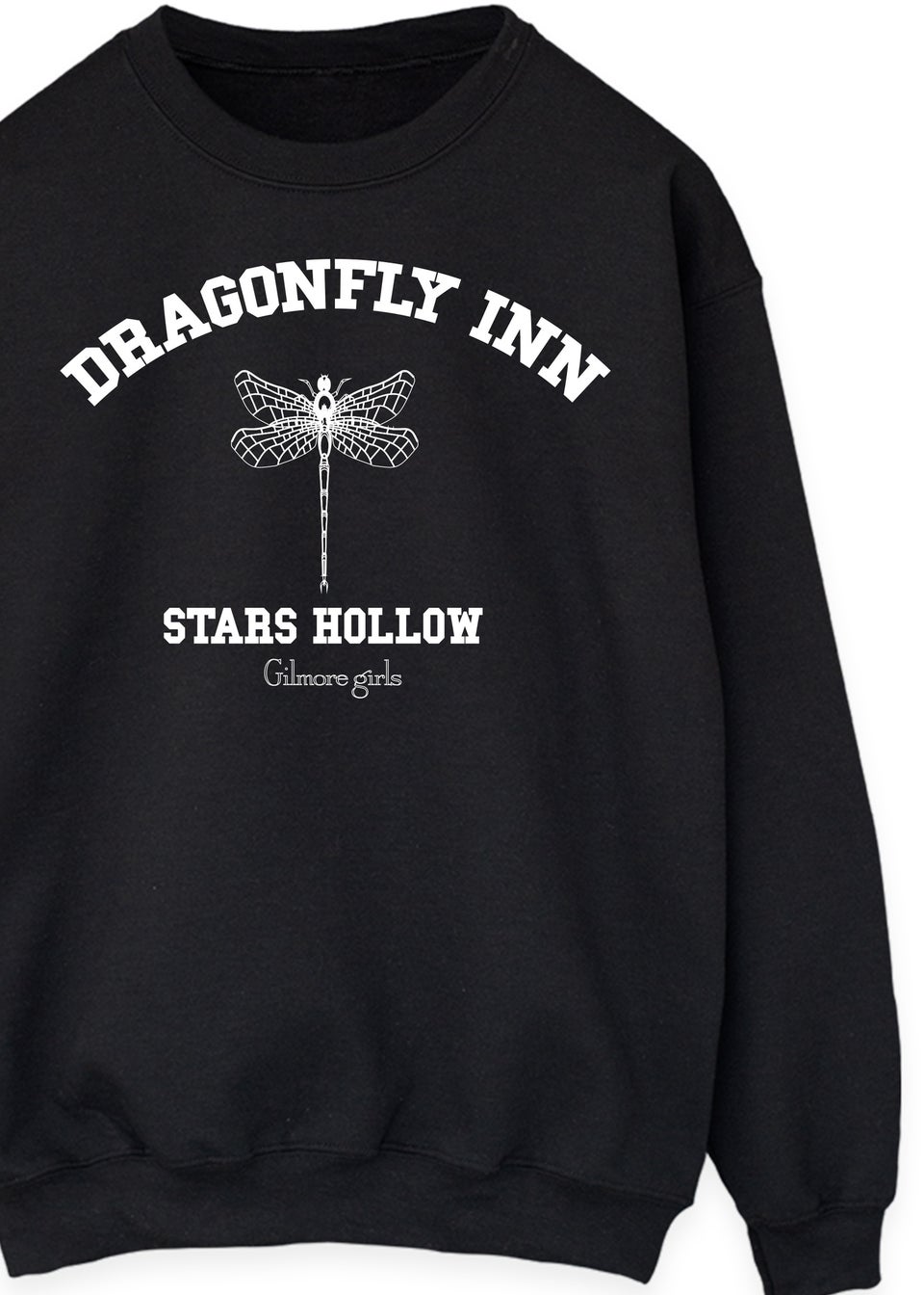 Gilmore Girls Dragonfly Inn Black Graphic Sweatshirt
