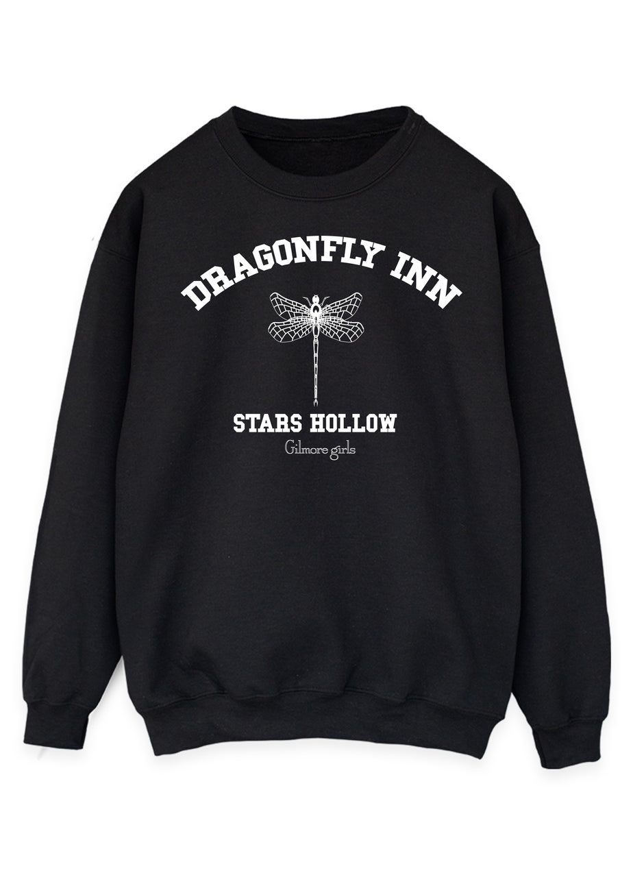 Gilmore Girls Dragonfly Inn Black Graphic Sweatshirt