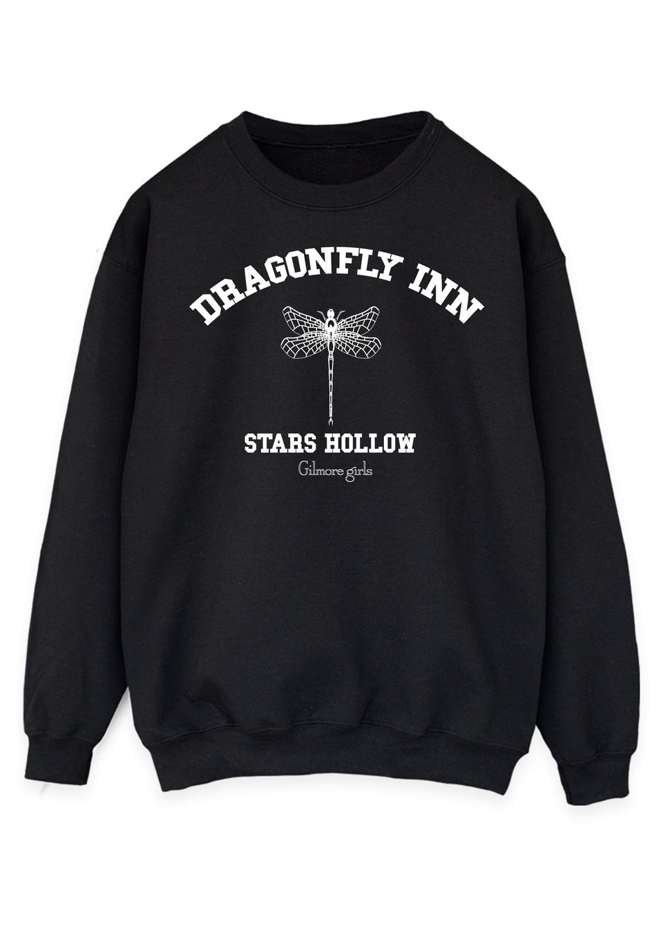 Gilmore Girls Dragonfly Inn Black Graphic Sweatshirt