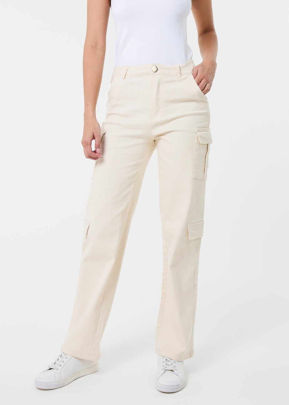 Pink Vanilla Stone Cargo Trousers