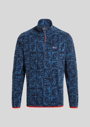 Craghoppers Blue Galdie Half Zip Fleece