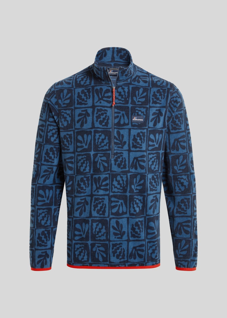 Craghoppers Blue Galdie Half Zip Fleece