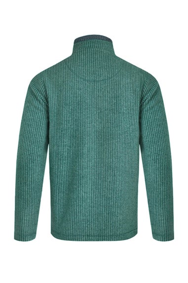 Weird Fish Emerald Green Newark 1/4 Zip Grid Fleece