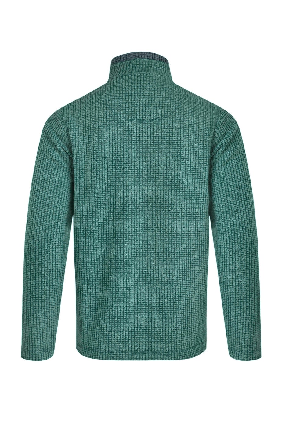 Weird Fish Emerald Green Newark 1/4 Zip Grid Fleece