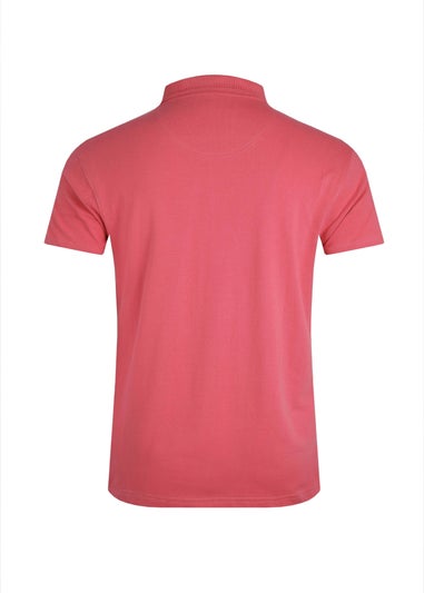Weird Fish Candy Pink Miles Pique Polo