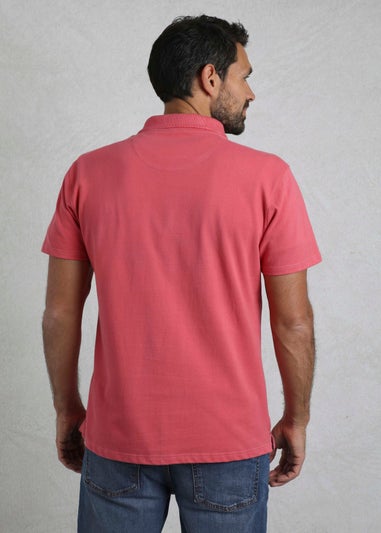 Weird Fish Candy Pink Miles Pique Polo
